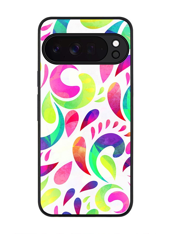 For Google Pixel 10 Pro XL Case,Slim fit Camera Protection, Shockproof Thin Phone cover  - Floral Blast